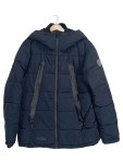 Vorschaubild 1 von Steppjacke Herren Gr. 48/M Schwarz Polyester Uni Casual Langarm Freizeit