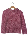 Vorschaubild 1 von Pullover Kinder Gr. 134 Rot Meliert Casual Langarm Freizeit Herbst/Winter