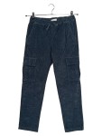 Vorschaubild 1 von Cargohose Kinder Schwarz Gr. 152 Baumwolle Uni Casual Freizeit Reißverschluss