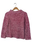 Vorschaubild 2 von Pullover Kinder Gr. 134 Rot Meliert Casual Langarm Freizeit Herbst/Winter