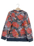 Vorschaubild 2 von Sweatshirt Kinder Gr. 134 Mehrfarbig Baumwolle Blumenmuster Casual Langarm
