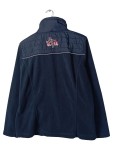Vorschaubild 2 von Fleecejacke Damen Blau Gr. 44/XXL Polyester Uni Sportlich Langarm Freizeit