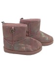 Vorschaubild 1 von Schneestiefel Kinder Gr. 34 Rosa Textil Ohne Verschluss Casual Uni