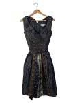 Vorschaubild 1 von Damen Dirndl Kleid Schwarz Gr. 32 / XXS Festlich Midi