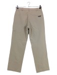 Vorschaubild 2 von Outdoorhose Damen Beige Gr. W31/40/L Polyester Uni Reißverschluss-Details