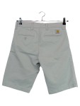 Vorschaubild 2 von Shorts Herren Grau Gr. W30/46/S Baumwolle Uni Casual Freizeit Logo L20