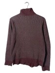Vorschaubild 2 von Strickjacke Herren Lila Gr. 50/M Wolle Meliert Casual Langarm