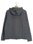 Vorschaubild 2 von Sweatjacke Herren Grau Gr. 52/L Baumwolle Meliert Sportlich Langarm Logo
