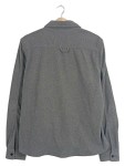 Vorschaubild 2 von Fleecejacke Herren Gr. 48/M Grau Polyester Meliert Casual Langarm Freizeit
