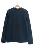 Vorschaubild 2 von Sweatshirt Herren Schwarz Gr. 52/L Baumwolle Logo-Print Sportlich Casual