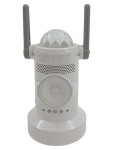 Vorschaubild 1 von PARTY BOT MICRO Lichteffekt Weiß Tragbarer Lautsprecher 15 cm bluetooth