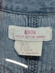 Vorschaubild 3 von Jeanskleid Kinder Blau Gr. 98 Baumwolle Uni Casual Freizeit Frühjahr/Sommer