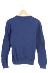 Vorschaubild 2 von LAGERFELD Herren Pullover V-Ausschnitt Blau Gr. 48/M Casual Baumwolle