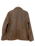 Vorschaubild 2 von Lederjacke Herren Braun Gr. 48/M Uni Vintage Langarm Freizeit