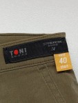 Vorschaubild 3 von Cargohose Damen Oliv Gr. W31/40/L Baumwolle Uni Casual Knopf 39 cm 56 cm