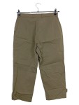 Vorschaubild 2 von Cargohose Damen Oliv Gr. W31/40/L Baumwolle Uni Casual Knopf 39 cm 56 cm
