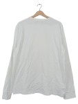 Vorschaubild 2 von Langarmshirt Herren Gr. 54/XL Weiß Baumwolle Logo-Print Casual