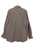 Vorschaubild 2 von Freizeithemd Herren Gr. 42/XL Braun Baumwolle Kariert Casual Langarm
