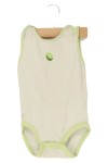 Vorschaubild 1 von Baby Body Baumwolle Beige Kiwi Applikation Gr. 86