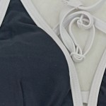 Vorschaubild 3 von Bikini-Oberteil Damen Gr. 34/XS Schwarz Polyamid Uni Sportlich