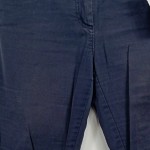 Vorschaubild 4 von Stoffhose Damen Blau Gr. W31/36/S Baumwolle Uni Klassisch Casual L28
