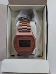 Vorschaubild 1 von Armbanduhr Roségold Digitaluhr Damen Rosa B640WC-5AEF Edelstahl Uni Retro