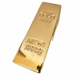 Vorschaubild 1 von Gilde Dreamlight Dekofigur Goldbarren Optik Keramik Gold Spardose