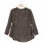 Vorschaubild 1 von Bluse Damen Gr. 34/XS Mehrfarbig Baumwolle Grafisch Casual Langarm