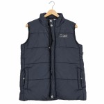 Vorschaubild 1 von Steppweste Kinder Blau Gr. 152 Polyester Uni Casual Ärmellos Freizeit