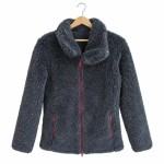 Vorschaubild 1 von Fleecejacke Kinder Blau Gr. 116 Polyester Meliert Outdoor Langarm