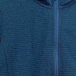 Vorschaubild 3 von Fleecejacke Damen Petrol Gr. 40/L Polyester Strukturmuster Outdoor Langarm