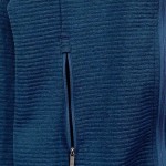Vorschaubild 4 von Fleecejacke Damen Petrol Gr. 40/L Polyester Strukturmuster Outdoor Langarm