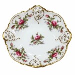 Vorschaubild 1 von Dekoschale Porzellan Weiß Rosen Klassisch Festlich 16x14cm