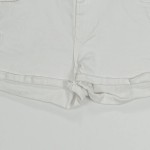 Vorschaubild 4 von Jeans Shorts Damen Gr. 42 Weiß Baumwolle Elasthan Uni Casual Freizeit Logo