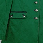 Vorschaubild 5 von Trachtenjacke Damen Grün Gr. 38/M Baumwolle Uni Traditionell