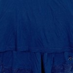 Vorschaubild 5 von Schlafanzug Damen Blau Gr. 38/M Viskose Uni Feminin Freizeit Spitze