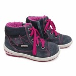 Vorschaubild 1 von Schneestiefel Kinder Gr. 26 Grau Wildleder Schnürung Reißverschluss Outdoor