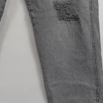 Vorschaubild 4 von Jeans Slim Fit Damen Grau Gr. W35/44/XXL Baumwolle Elasthan Uni Casual