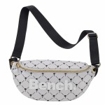 Vorschaubild 1 von Gürteltasche Bauchtasche Palmenmuster Crossbody Bag Damen Grau Polyester