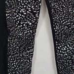 Vorschaubild 4 von Leggings Damen Schwarz Gr. 42 Grafisch Casual Freizeit Minimalistisch