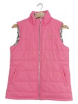 Vorschaubild 1 von Steppweste Kinder Gr. 158 Pink Polyester Uni Casual Ärmellos Freizeit