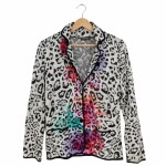 Vorschaubild 1 von Blazer Damen Mehrfarbig Gr. 38/M Baumwolle Tierdruck Animal-Print