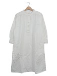 Vorschaubild 1 von Blusenkleid Damen Gr. 36/S Weiß Baumwolle Casual Frühjahr/Sommer Knopf