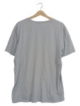 Vorschaubild 2 von T-Shirt Herren Gr. 50/M Grau Baumwolle Logo-Print Casual Kurzarm
