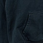 Vorschaubild 4 von Kapuzenpullover Herren Gr. 46 Schwarz Baumwolle Polyester Uni Langarm