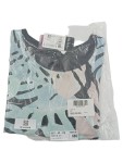 Vorschaubild 1 von T-Shirt Damen Grün Gr. 54/8XL Florales Muster Casual Kurzarm