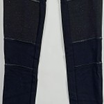 Vorschaubild 5 von Leggings Damen Schwarz Gr. 36/S Uni Modern Freizeit Rippstrick L28