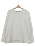 Vorschaubild 1 von Fleecepullover Damen Gr. 40/L Weiß Polyester Uni Casual Langarm