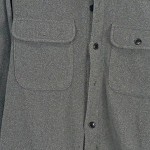 Vorschaubild 4 von Fleecejacke Herren Gr. 48/M Grau Polyester Meliert Casual Langarm Freizeit