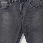 Vorschaubild 4 von Jeans Straight Leg Herren Gr. W30/46/S Schwarz Baumwolle Uni Casual Logo